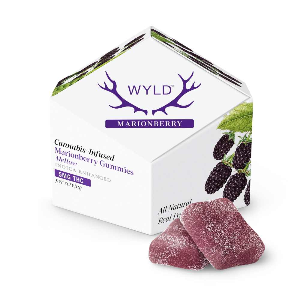 Marionberry Indica Enhanced Gummies | 100mg THC