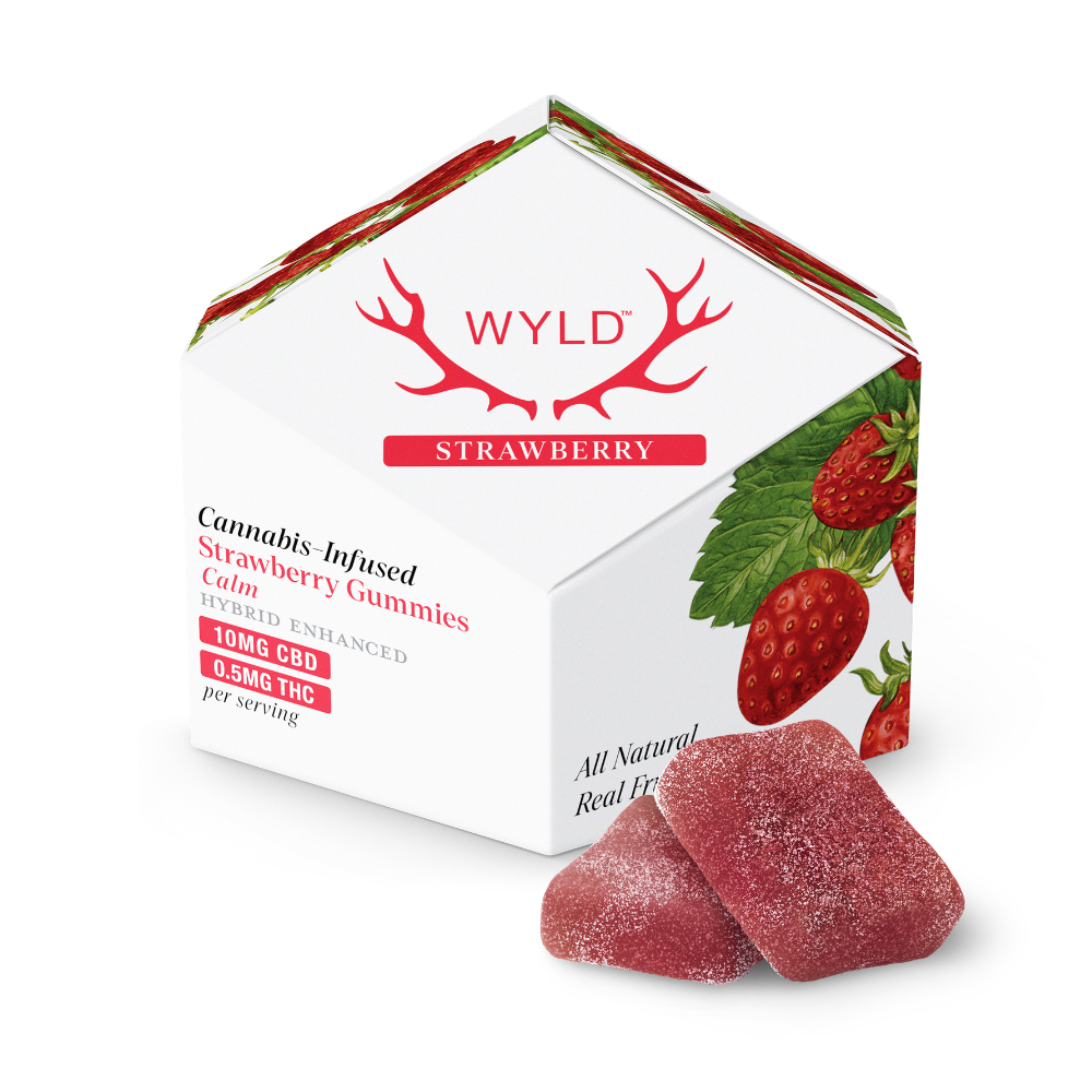 Strawberry 20:1 CBD + Hybrid Enhanced Gummies | 200mg:10mg