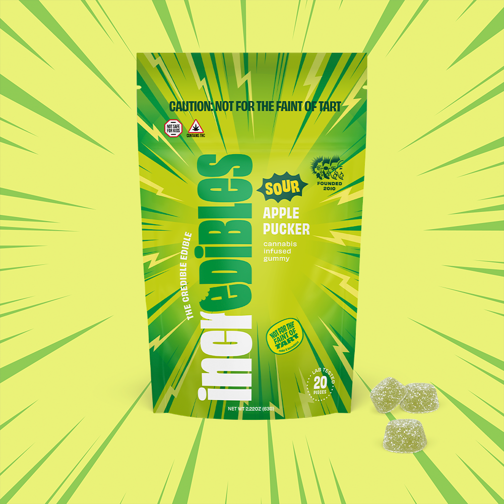 Super Sour Apple Pucker [20pk] (100mg)